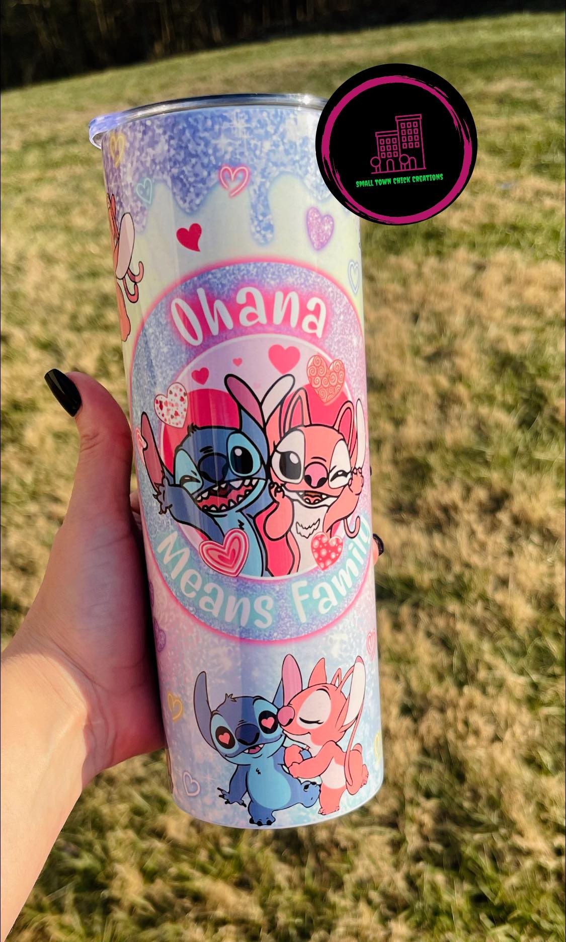 Valentines day tumbler